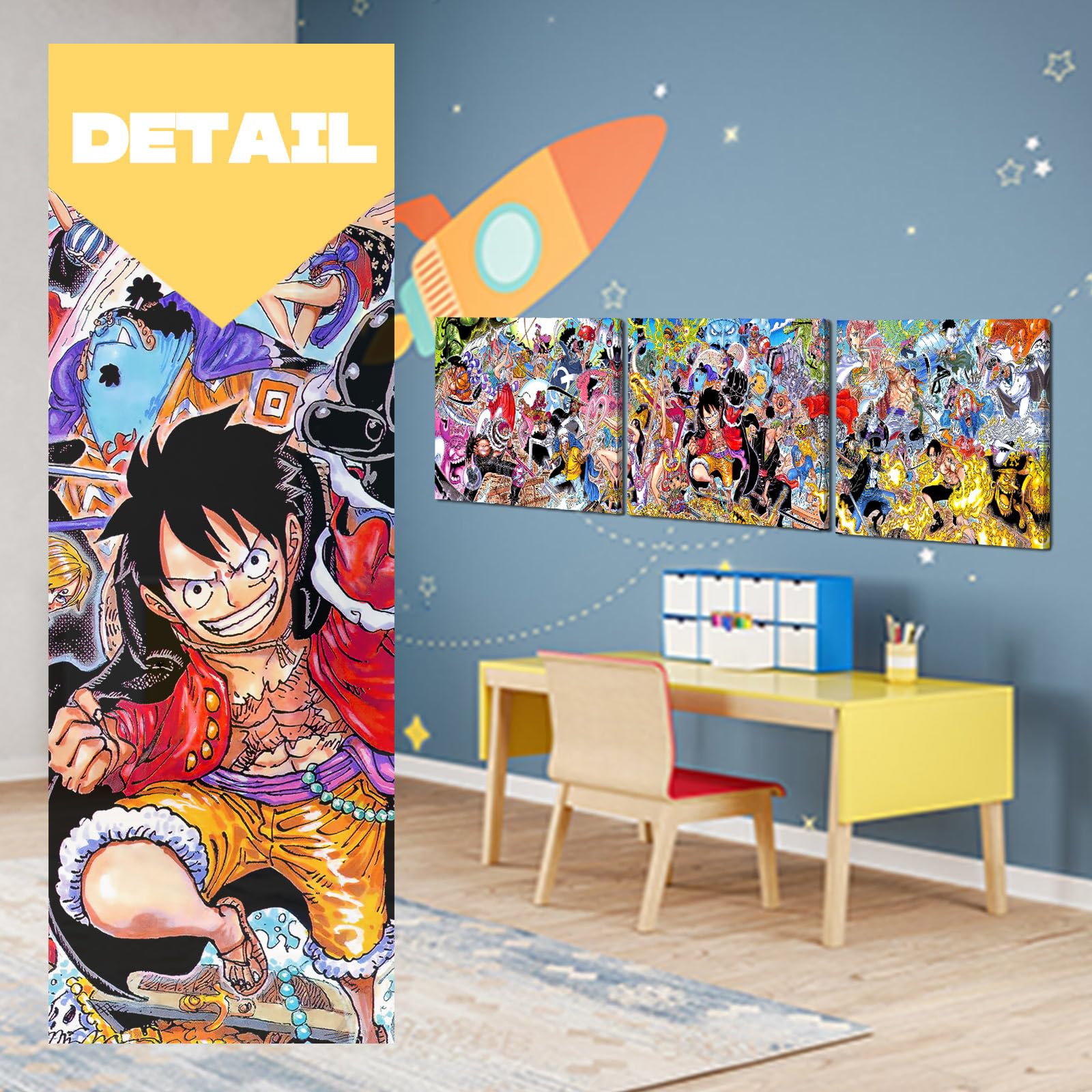 One Piece Wall Art WT100 Poster Anime Canvas Wall Art One Piece